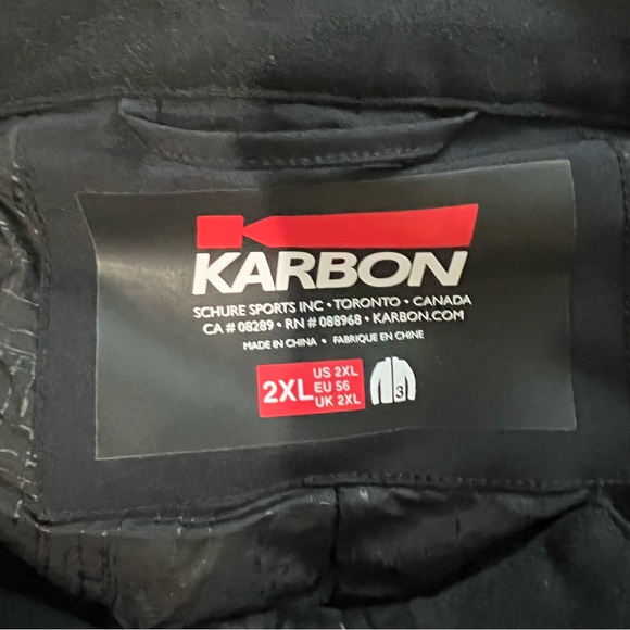 New tags on Karbon Kephyr Size2XL Winter Jacket purchased $400 new selling $300 - Picture 6 of 7